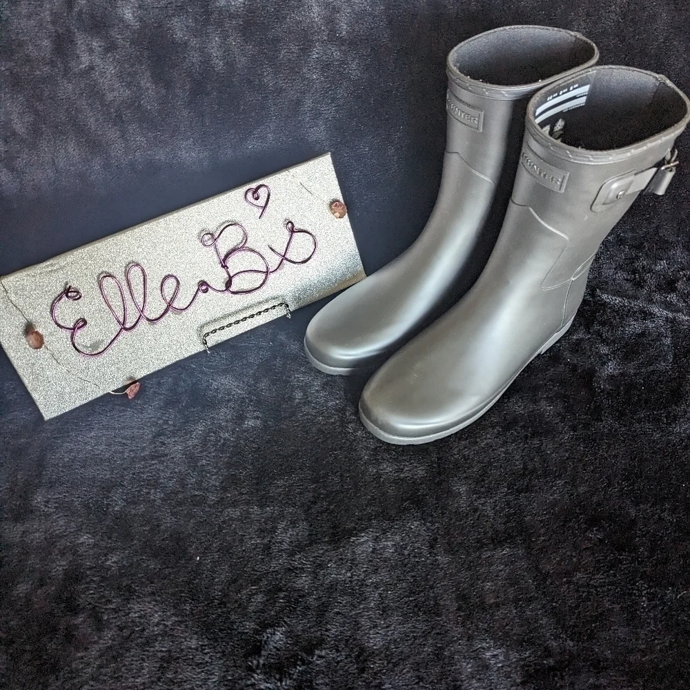 Refined Hunter Rain Boot Short 8